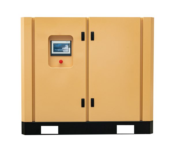 RE series horizontal two-stage compression permanent magnet variable frequency screw air compressor R model 30HP