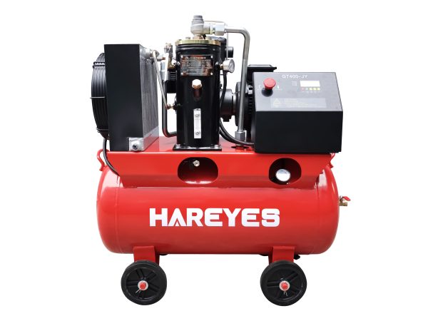 Small mobile screw air compressor power frequency